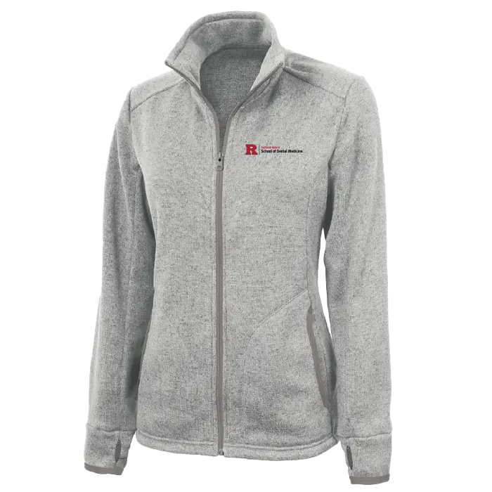 Women's Heathered Fleece Jacket Dental