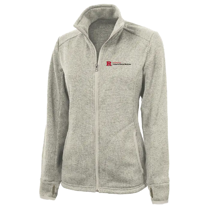 Women's Heathered Fleece Jacket Dental