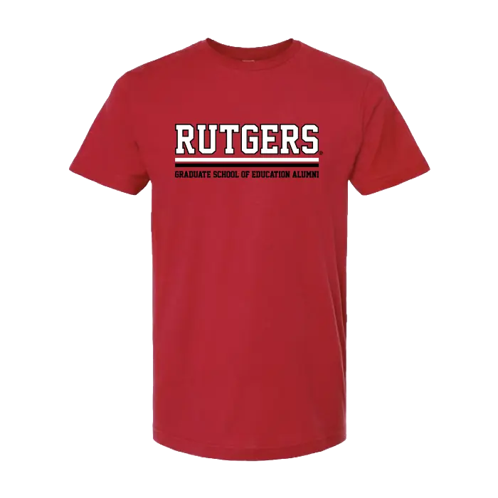 Alumni Short Sleeve T-Shirt Rutgers GSE