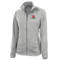 Women's Heathered Fleece Jacket Rutgers GSE