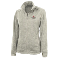 Women's Heathered Fleece Jacket Rutgers GSE