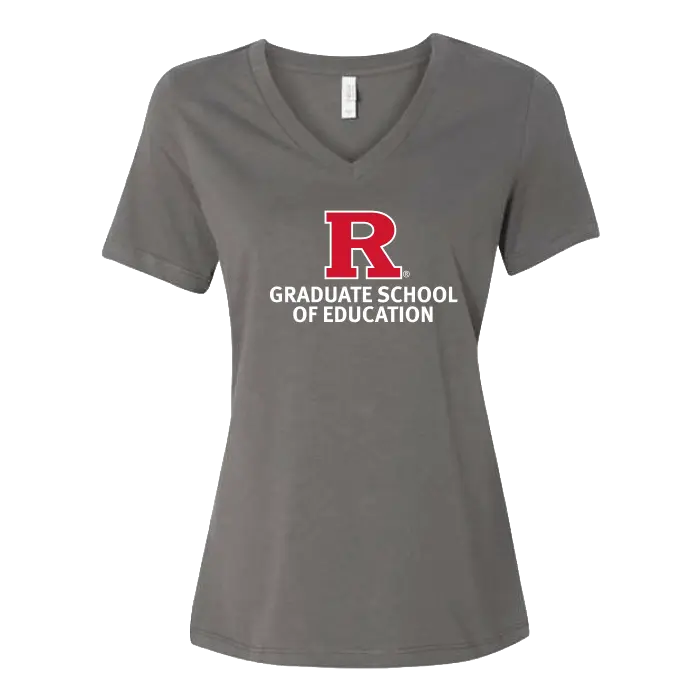 Women's Relaxed V-Neck T-Shirt Rutgers GSE