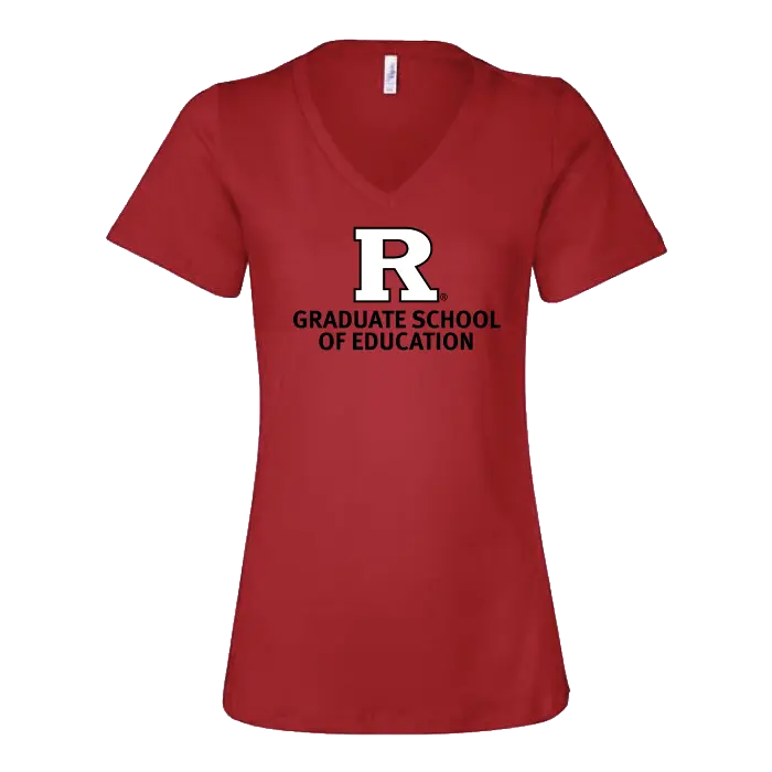 Women's Relaxed V-Neck T-Shirt Rutgers GSE