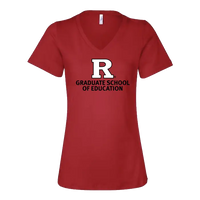 Women's Relaxed V-Neck T-Shirt Rutgers GSE