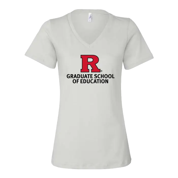 Women's Relaxed V-Neck T-Shirt Rutgers GSE