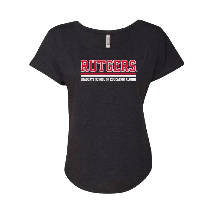 Alumni Women's Dolman T-Shirt Rutgers GSE