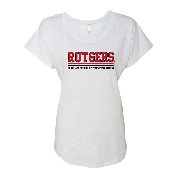 Alumni Women's Dolman T-Shirt Rutgers GSE
