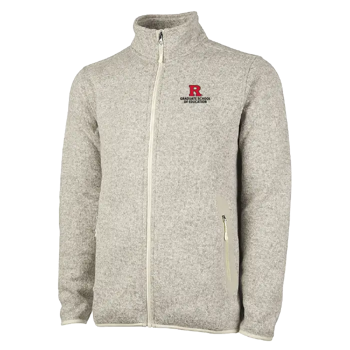 Men's Heathered Fleece Jacket Rutgers GSE