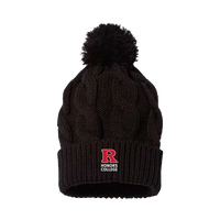 Chunk Twist Knit Beanie With Cuff Honors College