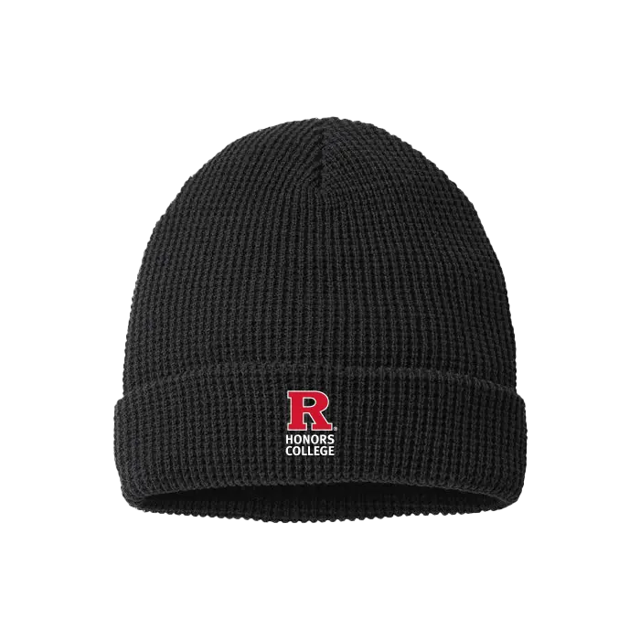 Waffle Cuffed Beanie Honors College