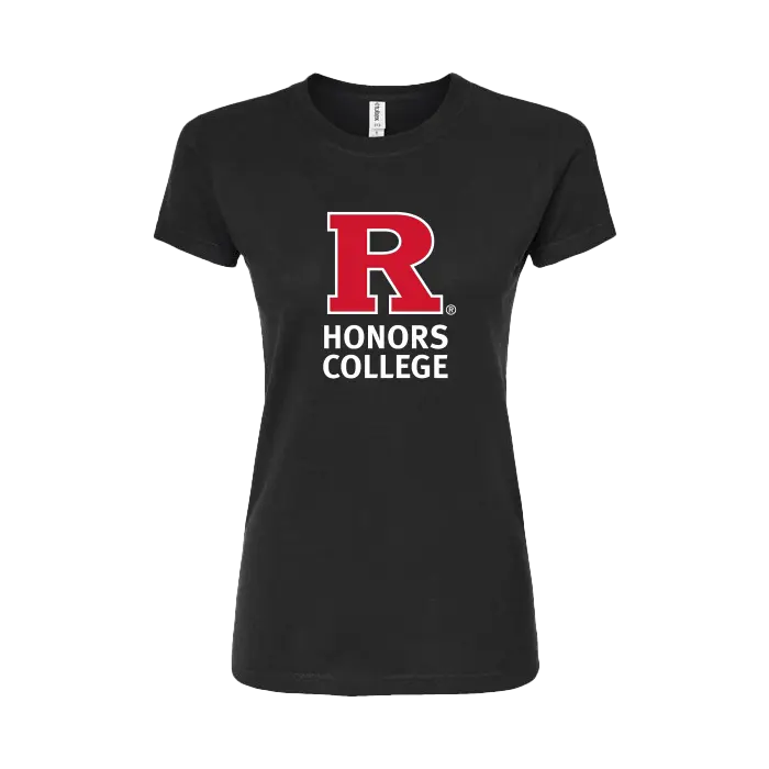 RU Women's Slim Fit Fine Jersey T-Shirt Honors College