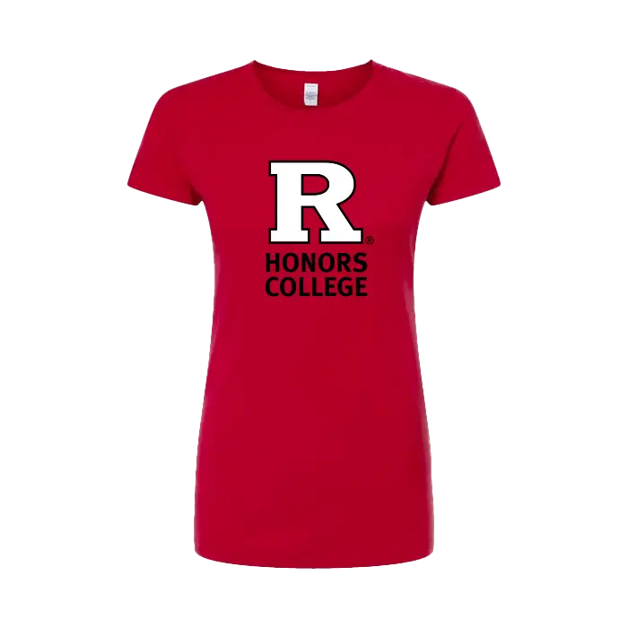 RU Women's Slim Fit Fine Jersey T-Shirt Honors College