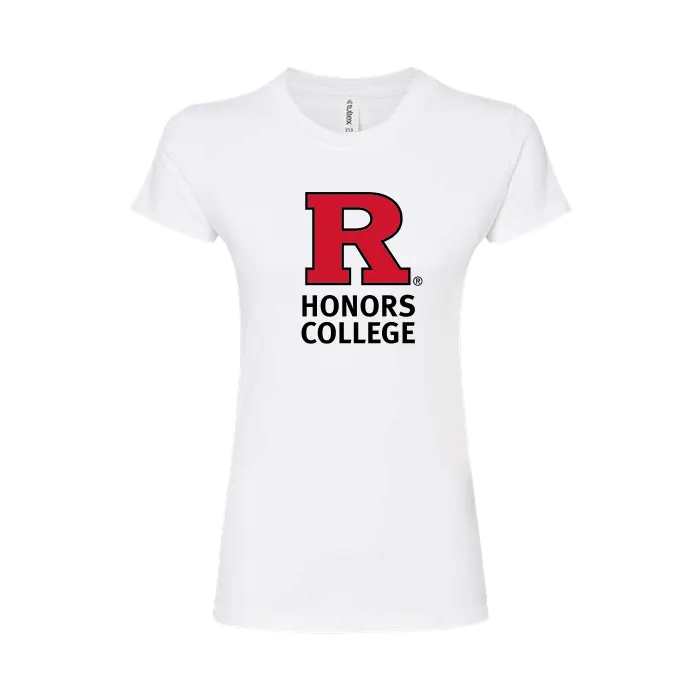 RU Women's Slim Fit Fine Jersey T-Shirt Honors College