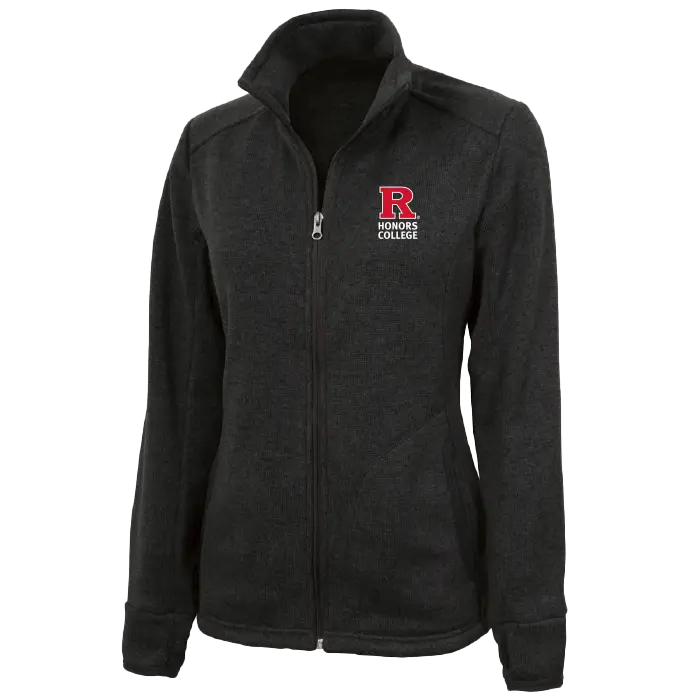 Women's Heathered Fleece Jacket Honors College