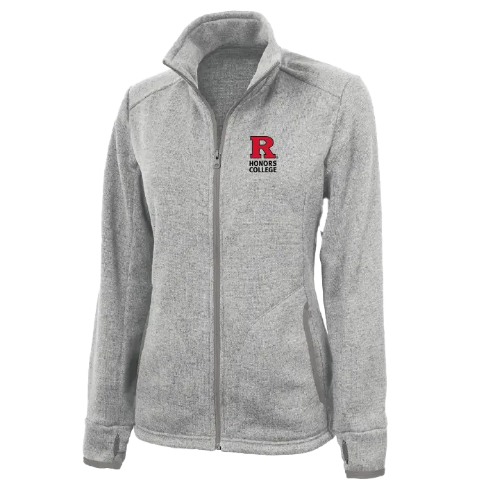 Women's Heathered Fleece Jacket Honors College