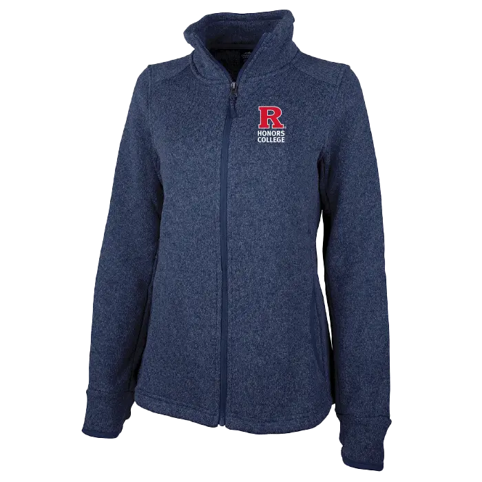 Women's Heathered Fleece Jacket Honors College