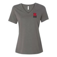 RU Women's Relaxed Jersey V-Neck Tee Honors College