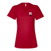 RU Women's Relaxed Jersey V-Neck Tee Honors College
