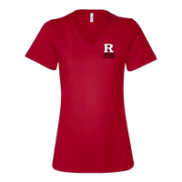 RU Women's Relaxed Jersey V-Neck Tee Honors College