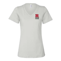 RU Women's Relaxed Jersey V-Neck Tee Honors College
