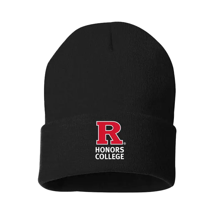RU Cuffed Beanie Honors College