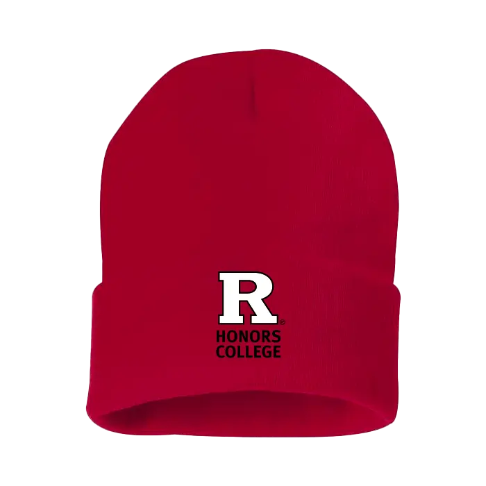 RU Cuffed Beanie Honors College
