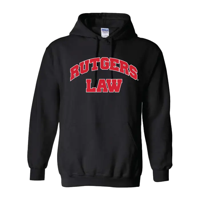 Applique Pullover Hoodie Law School