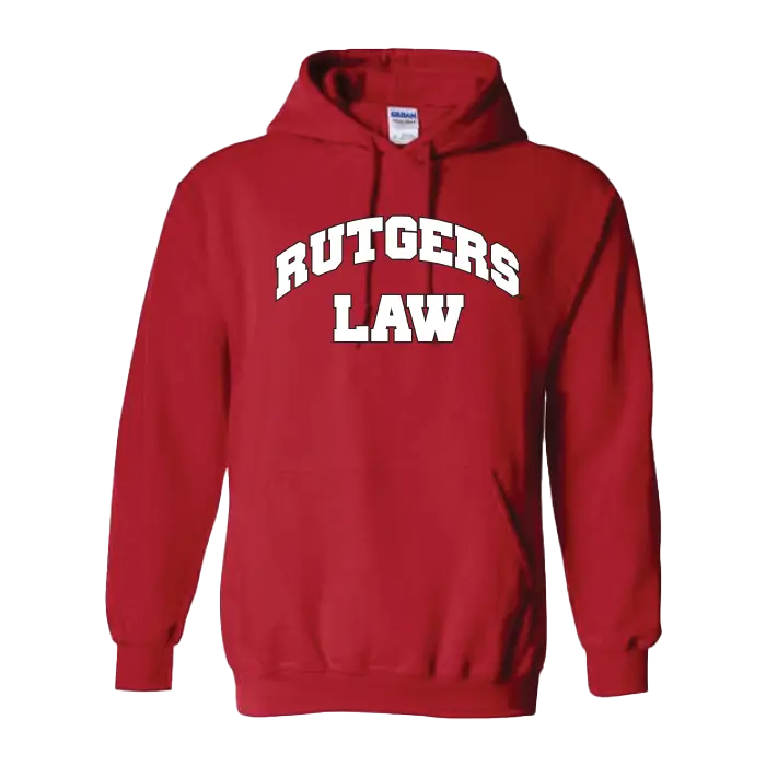 Applique Pullover Hoodie Law School