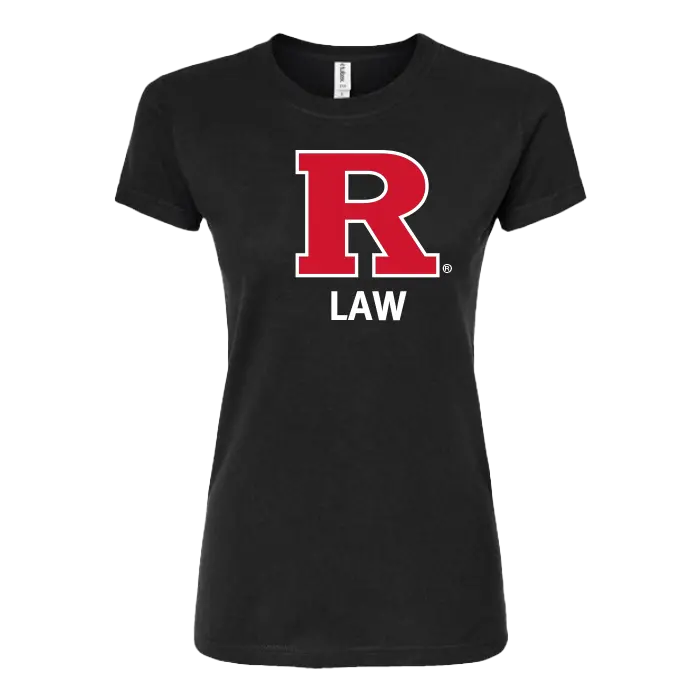 RU Women's Slim Fit Fine Jersey T-Shirt Law School