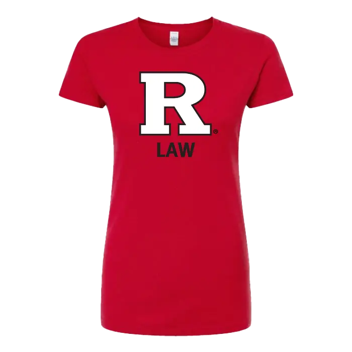 RU Women's Slim Fit Fine Jersey T-Shirt Law School
