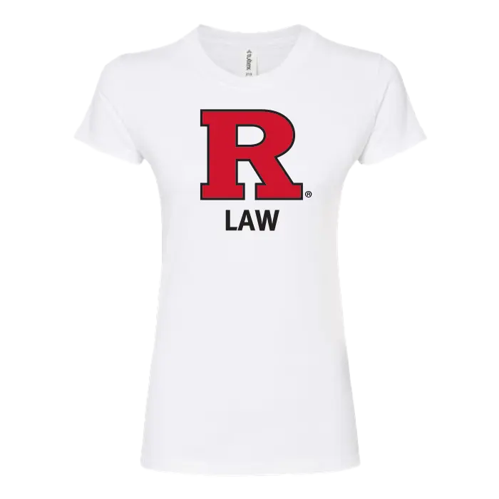RU Women's Slim Fit Fine Jersey T-Shirt Law School