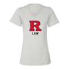 RU Women's Relaxed Jersey V-Neck Tee Law School