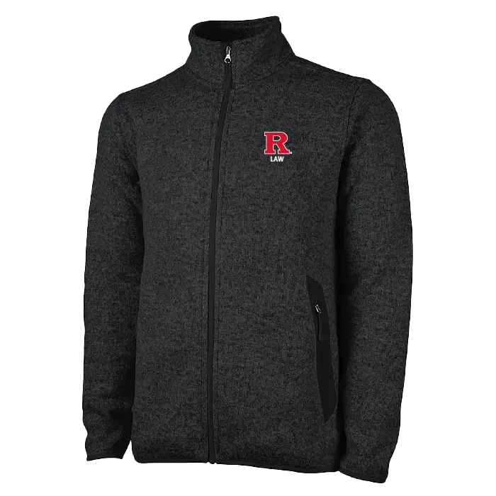 Men's Heathered Fleece Jacket Law School