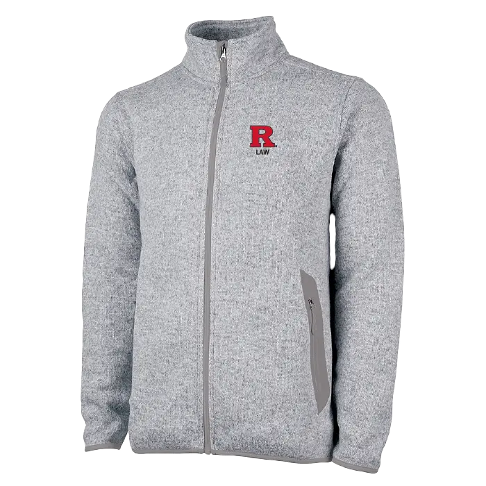 Men's Heathered Fleece Jacket Law School