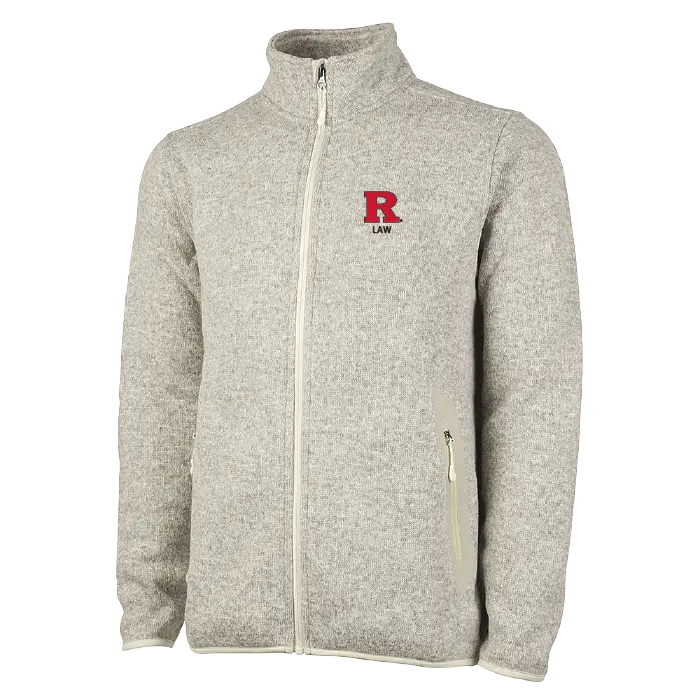 Men's Heathered Fleece Jacket Law School