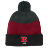 Cozy Striped Pom Beanie Law School