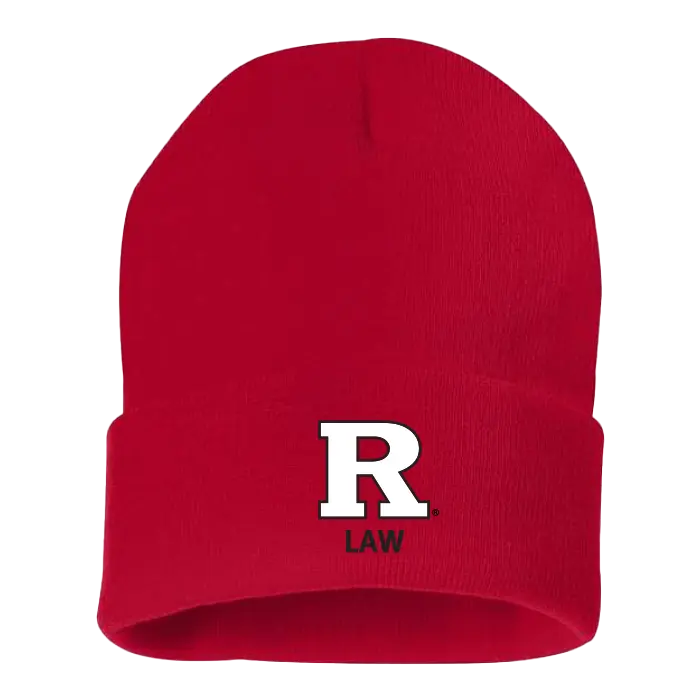 RU Cuffed Beanie Law School