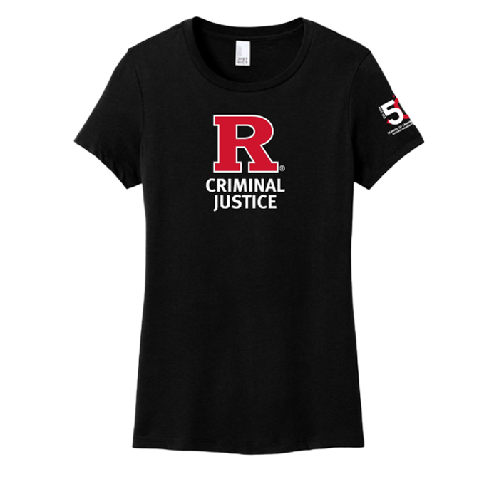 Women's Short Sleeve T-Shirt Rutgers Criminal Justice