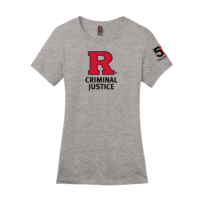Women's Short Sleeve T-Shirt Rutgers Criminal Justice