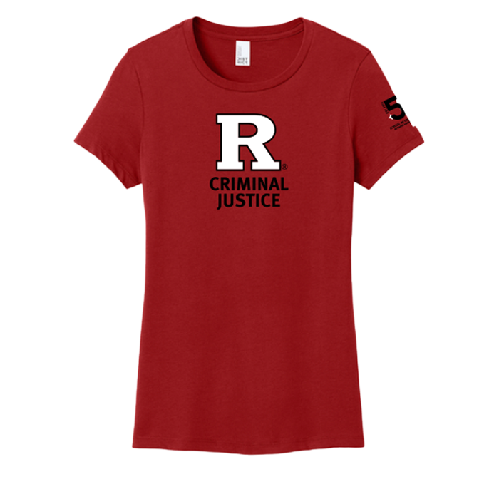 Women's Short Sleeve T-Shirt Rutgers Criminal Justice
