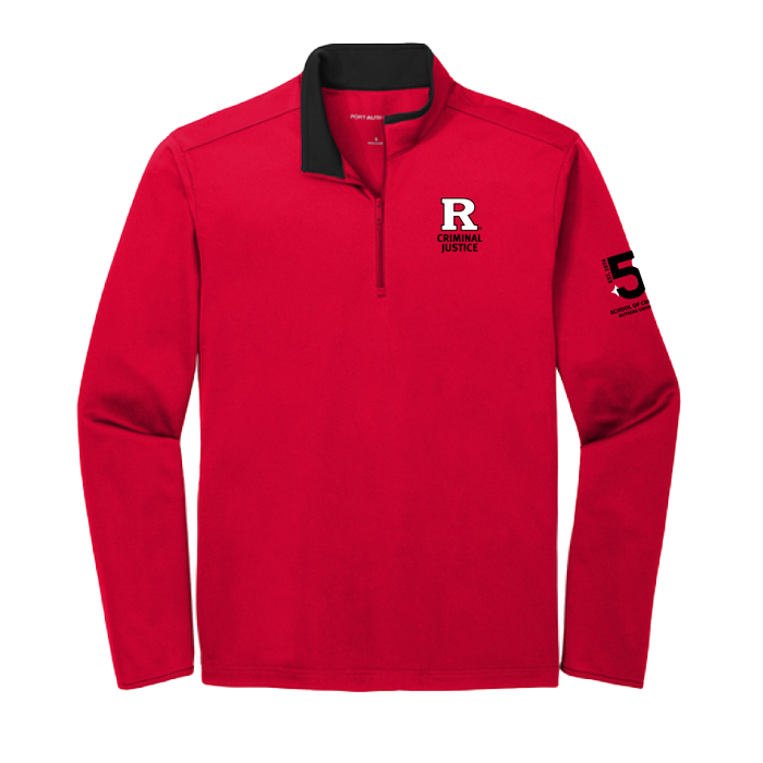 Quarter Zip Pullover Rutgers Criminal Justice