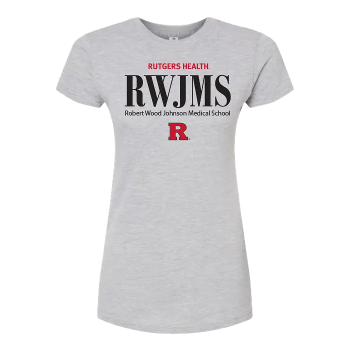 RU Women's Slim Fit Fine Jersey T-Shirt Robert Wood Johnson Medical School