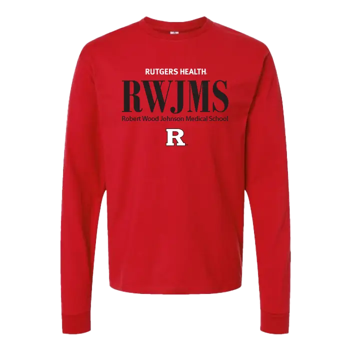 RU Long Sleeve T-Shirt Robert Wood Johnson Medical School
