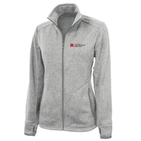 Women's Heathered Fleece Jacket Robert Wood Johnson Medical School