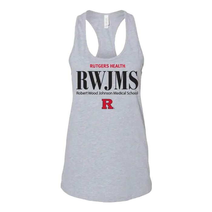RU Women's Jersey Racerback Tank Robert Wood Johnson Medical School
