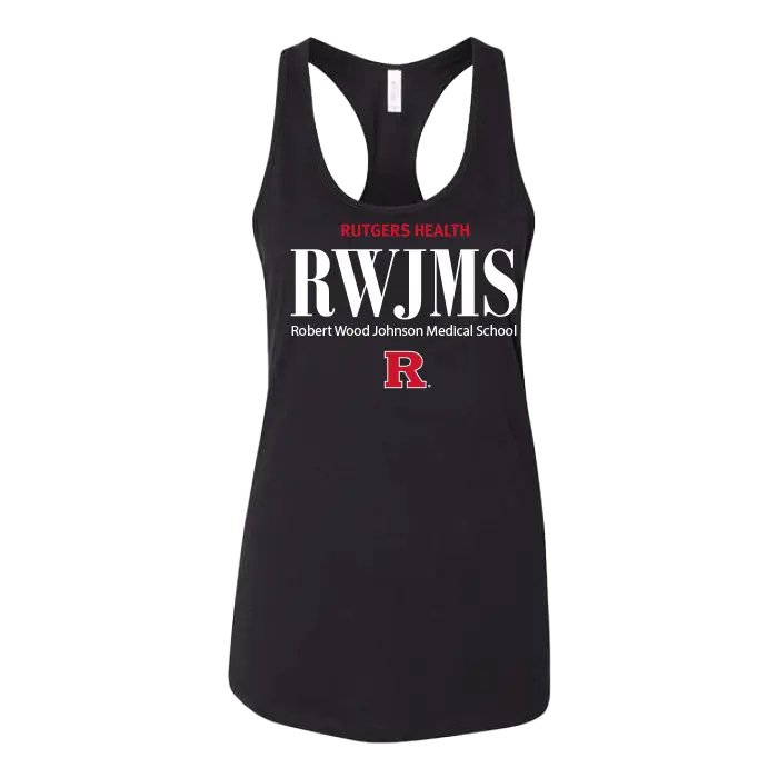 RU Women's Jersey Racerback Tank Robert Wood Johnson Medical School