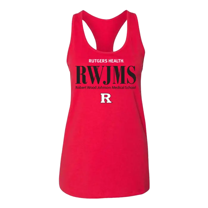 RU Women's Jersey Racerback Tank Robert Wood Johnson Medical School