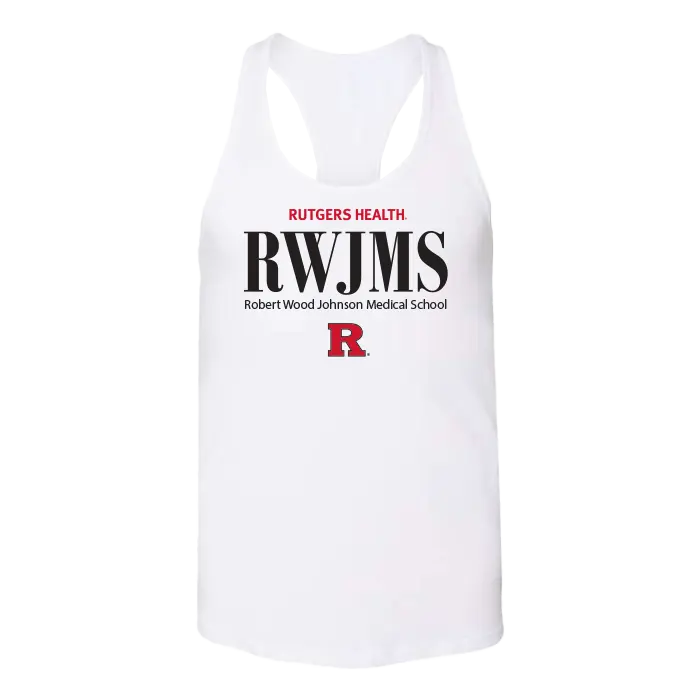 RU Women's Jersey Racerback Tank Robert Wood Johnson Medical School