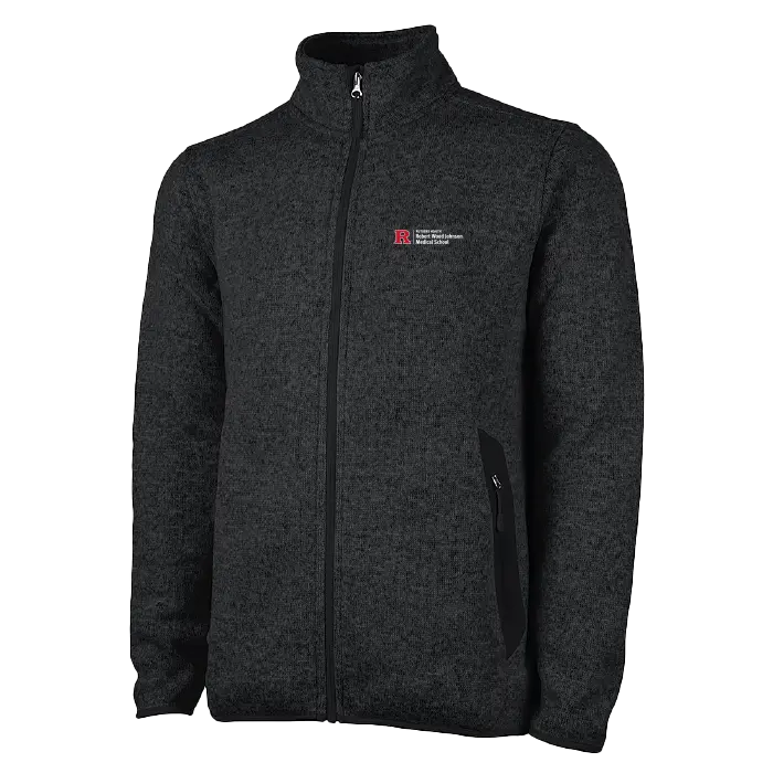 Men's Heathered Fleece Jacket Robert Wood Johnson Medical School