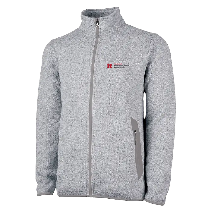 Men's Heathered Fleece Jacket Robert Wood Johnson Medical School